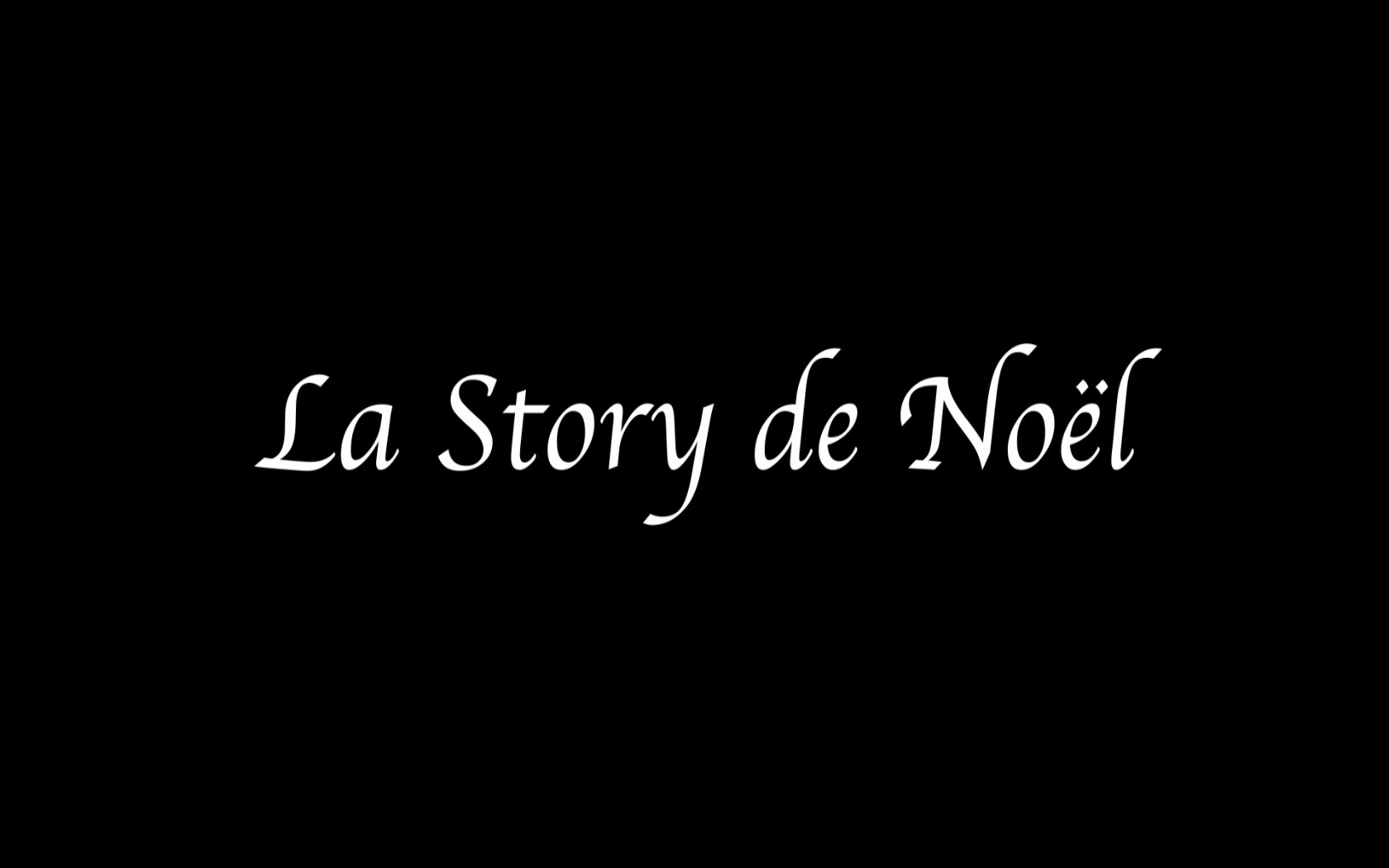 La story de noël