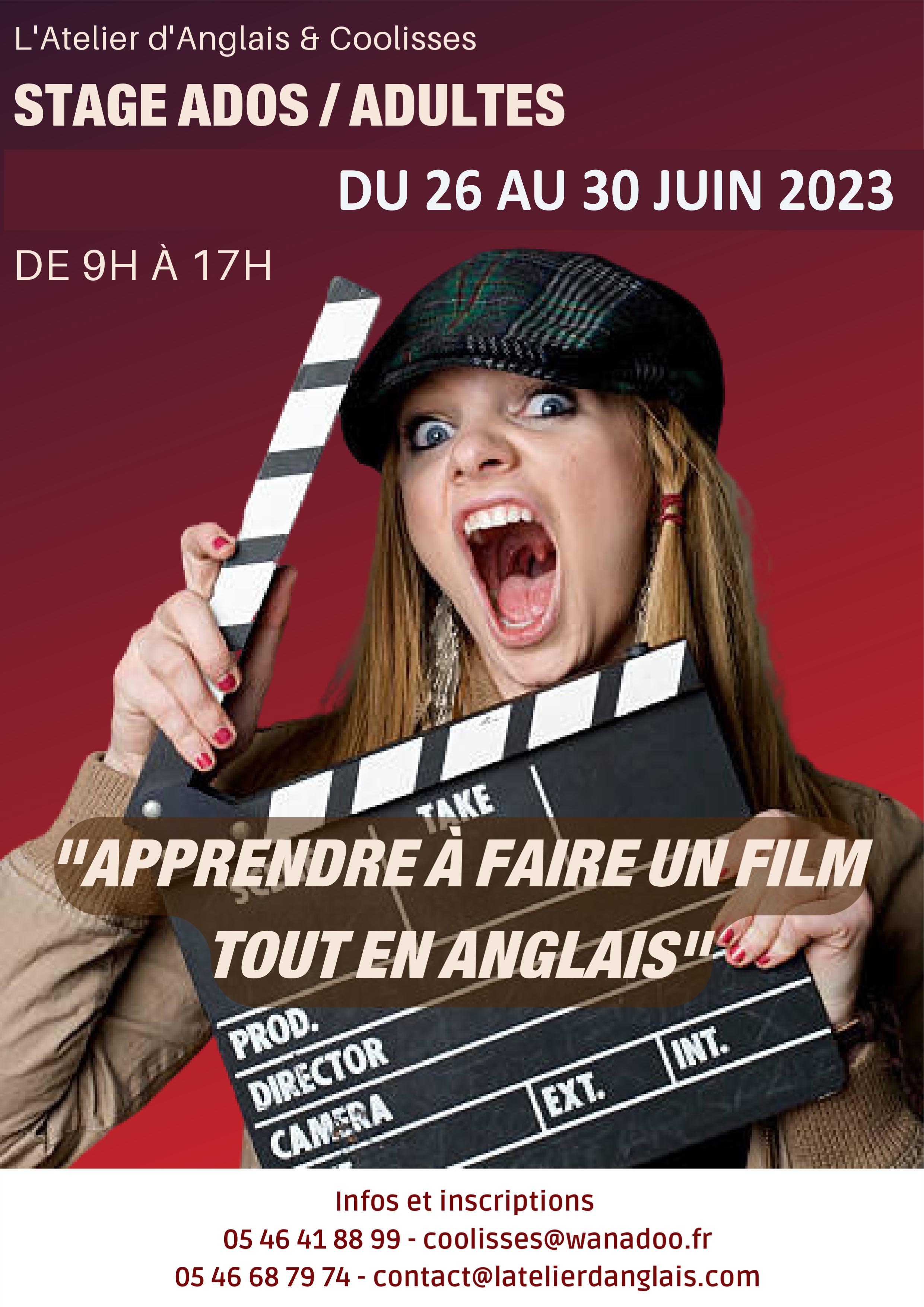 Faire un film en anglais